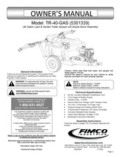 Fimco TR-40-GAS Manuals | ManualsLib