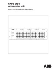 ABB saco 64D4 User Manual