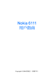 Nokia 6111 Instructions Manual