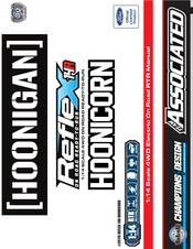 Associated Electrics REFLEX 14R HOONICORN 20178 Quick Start Manual