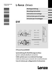 Lenze EYF Mounting Instructions