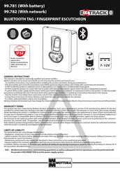 Mottura XTRACK 99.781 Manual