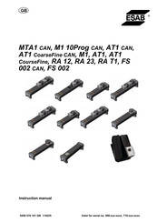 ESAB AT1 CoarseFine CAN Instruction Manual