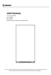 Element EUF17CDBW User Manual