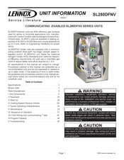 Lennox SL280DF080NV60C Unit Information