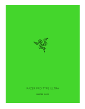 Razer Pro Type Ulta Master Manual