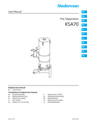 Nederman KSA70 User Manual