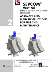 WAMGROUP V2-200-3 Assembly And Main Instructions For Use And Maintenance