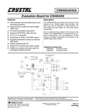 Cirrus Logic Crystal SDB4955A Manual