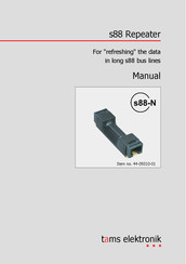 tams elektronik s88 Manual