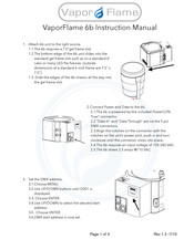 VaporFlame VF6b Instruction Manual