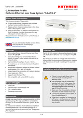 Kathrein K-LAN 2.4 Manual