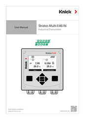 Knick Stratos Multi E461N User Manual