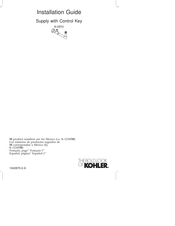 Kohler K-13711 Installation Manual