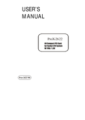 Protac PRoX-2622 User Manual