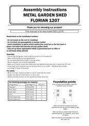 Gfp FLORIAN 1207 Assembly Instructions Manual