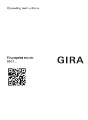 Gira 5551 Series Operating Instructions Manual