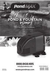 PondMAX 22PV030 Instruction Manual