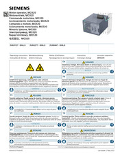 Siemens 3VA9277-0HA 0 Series Operating Instructions Manual
