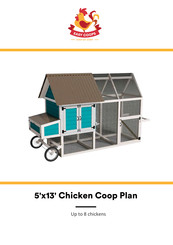 Easy Coops 5x13 Chicken Coop Plan Manual