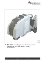 Schwamborn BEF 400RC Manual
