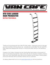 VAN CAFE RTD SIDE LADDER RAM PROMASTER Instruction Manual