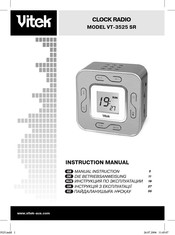 Vitek VT-3525 SR Instruction Manual
