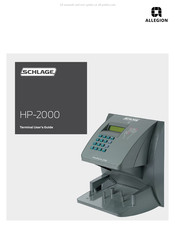 Allegion Schlage HP-2000 User Manual