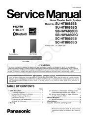 Panasonic SC-HTB885EB Service Manual
