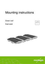 novotegra Green roof East-west Mounting Instructions