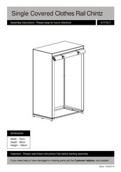 Argos Home 417/7317 Assembly Lnstructions