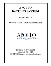Apollo SERENITY Whirlpool Owner's Manual