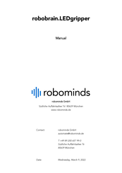 robominds robobrain.LEDgripper Manual