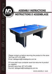 MD SPORTS 18405 Assembly Instructions Manual
