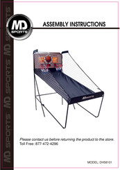 MD SPORTS DH58101 Assembly Instructions Manual