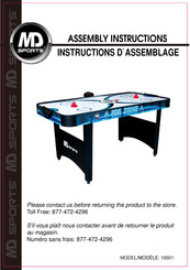 MD SPORTS 16601 Assembly Instructions Manual