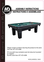 MD SPORTS 39003 Assembly Instructions Manual