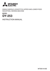 Mitsubishi Electric DY-253 Instruction Manual