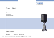 Burkert 3281 Quick Start Manual