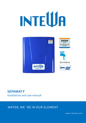 Intewa SEPAMAT F 20 Installation And User Manual