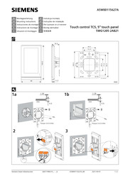 Siemens 5WG1205-2AB21 Mounting Instructions