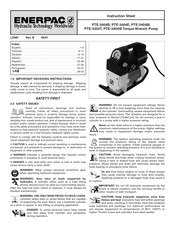 Enerpac PTE-3404E Manuals | ManualsLib