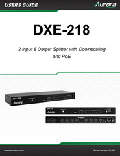 Aurora DXE-218 User Manual