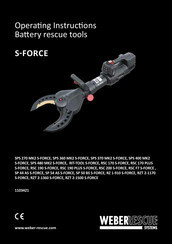 Weber Rescue Systems RSC 170 PLUS S-FORCE Operating Instructions Manual
