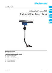 Nederman ExhaustRail Touchless Original User Manual
