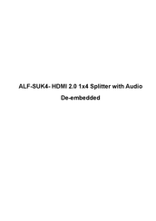 ALFAtron ALF-SUK4 Manual