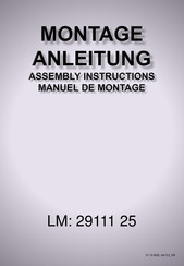 Himolla LM 29111 25 Assembly Instructions Manual
