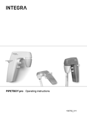 Integra PIPETBOY pro Operating Instructions Manual