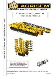 Agrisem DOM-C35C-400R-03 User Manual And  Spare Parts List