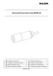 Sulzer ABS MD 126 Installation And User Manual
